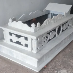 contrast qabar of black granite and rehman white